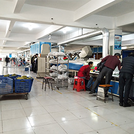 Photos of factory production line